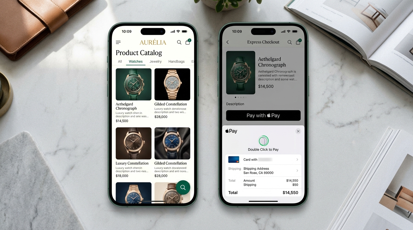 Aurélia Native iOS & Android E-Commerce App